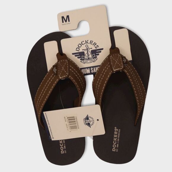 Docker's Premium Kids Brown Sandals M 13/1 - Picture 1 of 10
